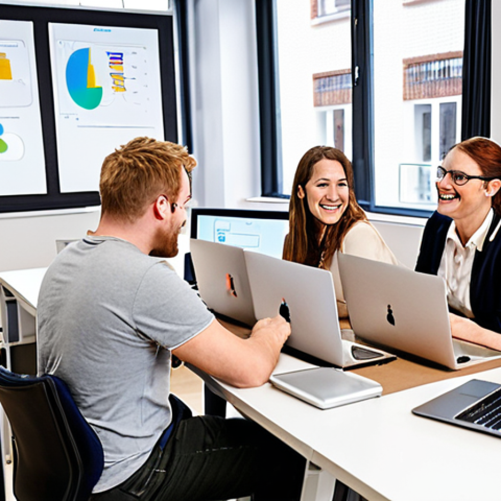 **Image Prompt:** *A diverse group of translators collaborating on a project in a modern, bright office. Laptops displaying translation software, whiteboards with brainstorming notes, and smiling faces. Emphasis on teamwork and communication. Dutch setting.*